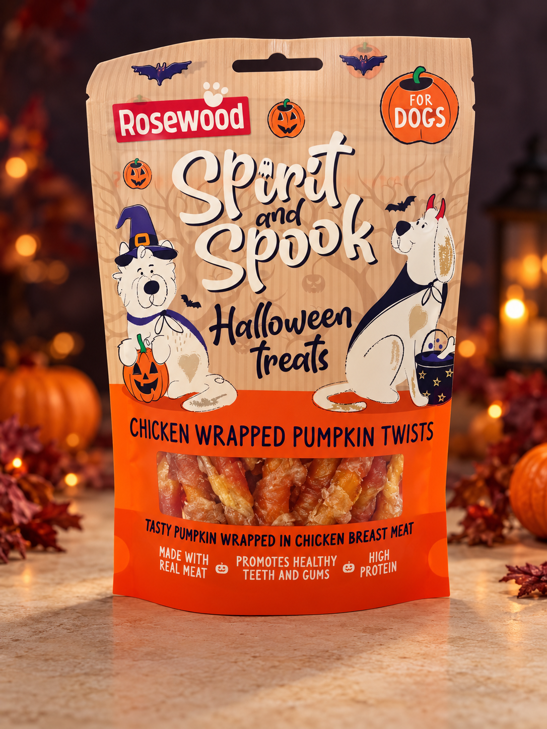 Spirit & Spook Chicken Wrapped Pumpkin Halloween Twists