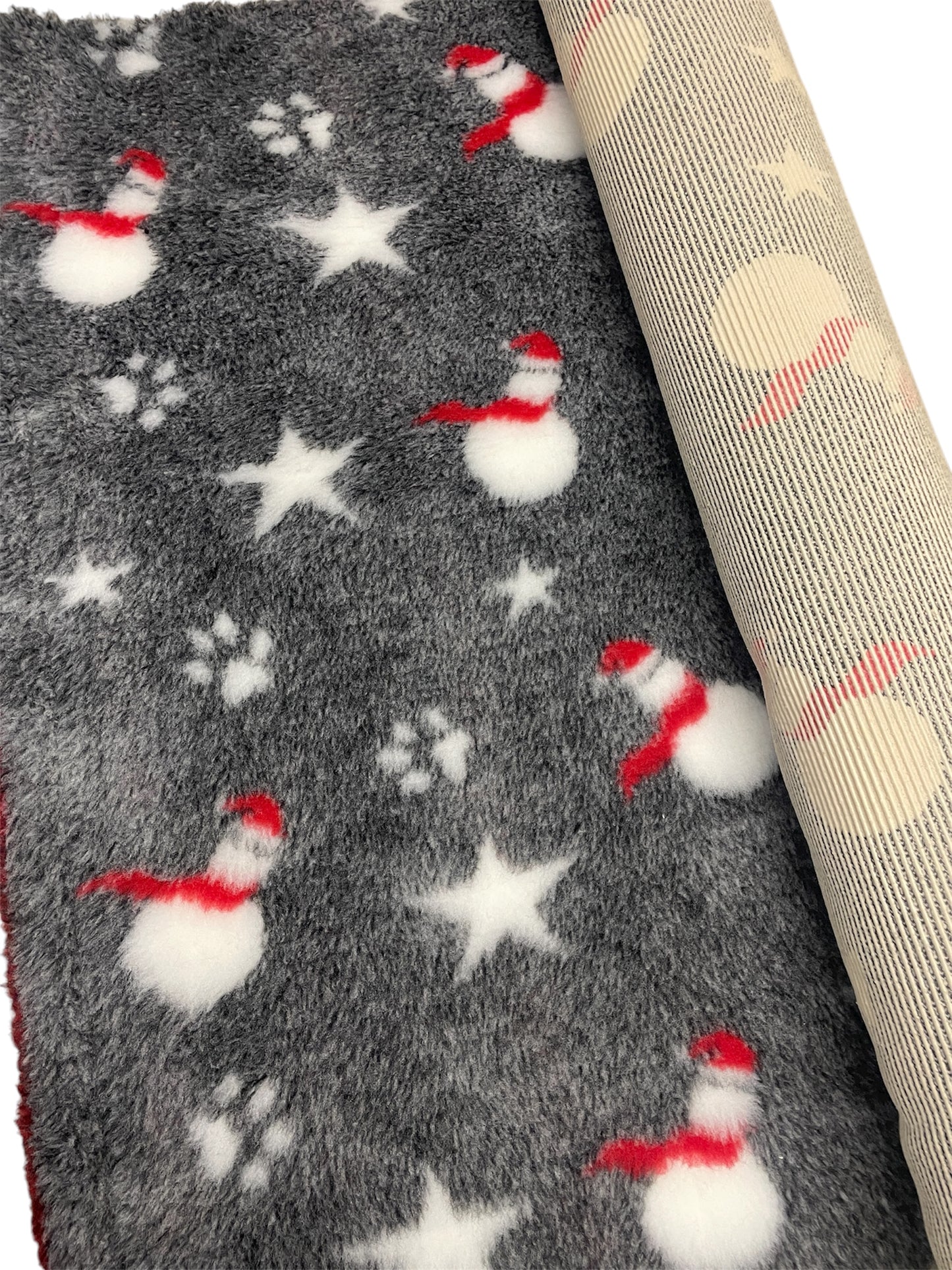Christmas Snowman Premium Non Slip Vet Bedding