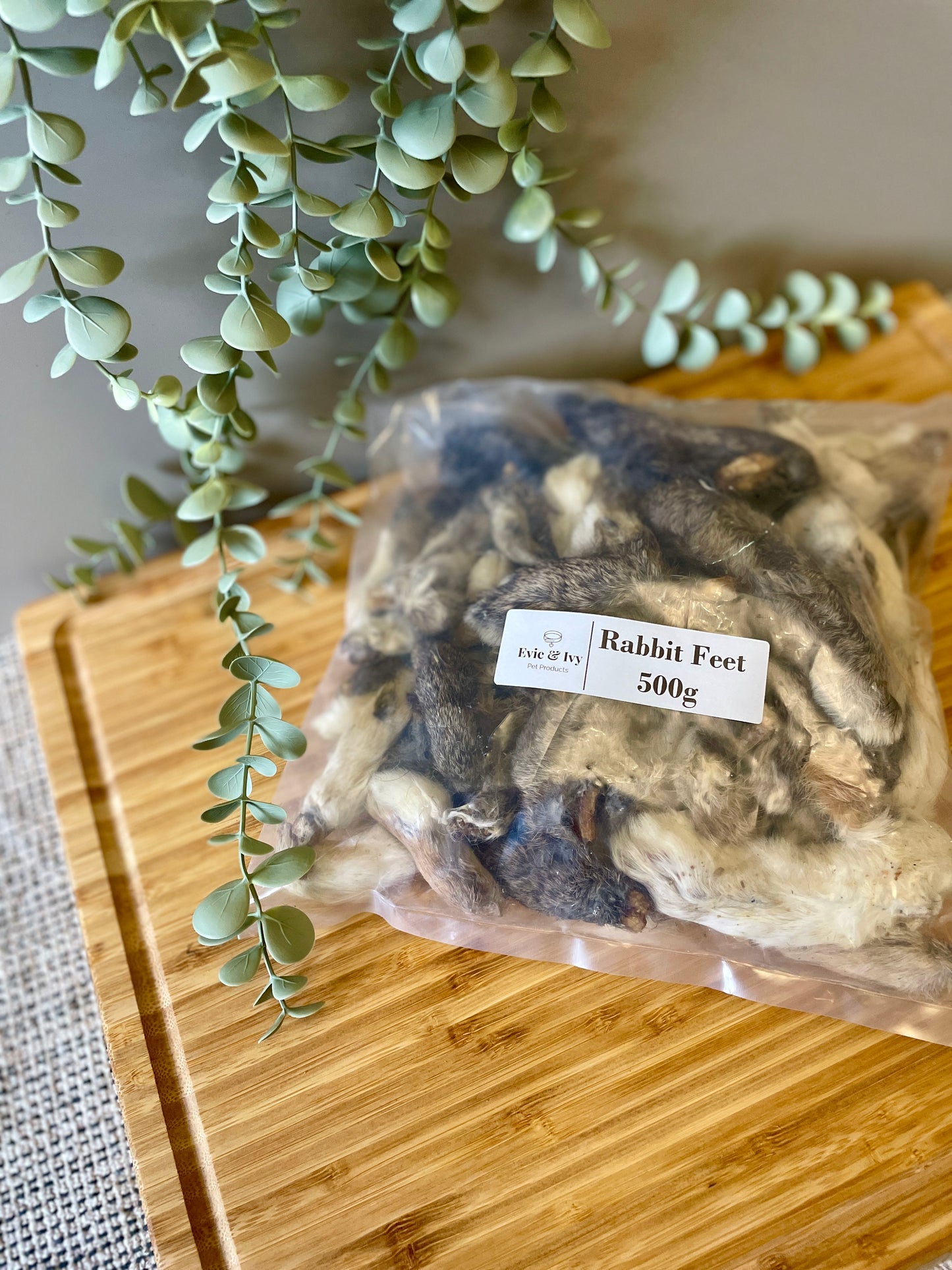 Rabbit Feet With Fur Natural Dog Treats