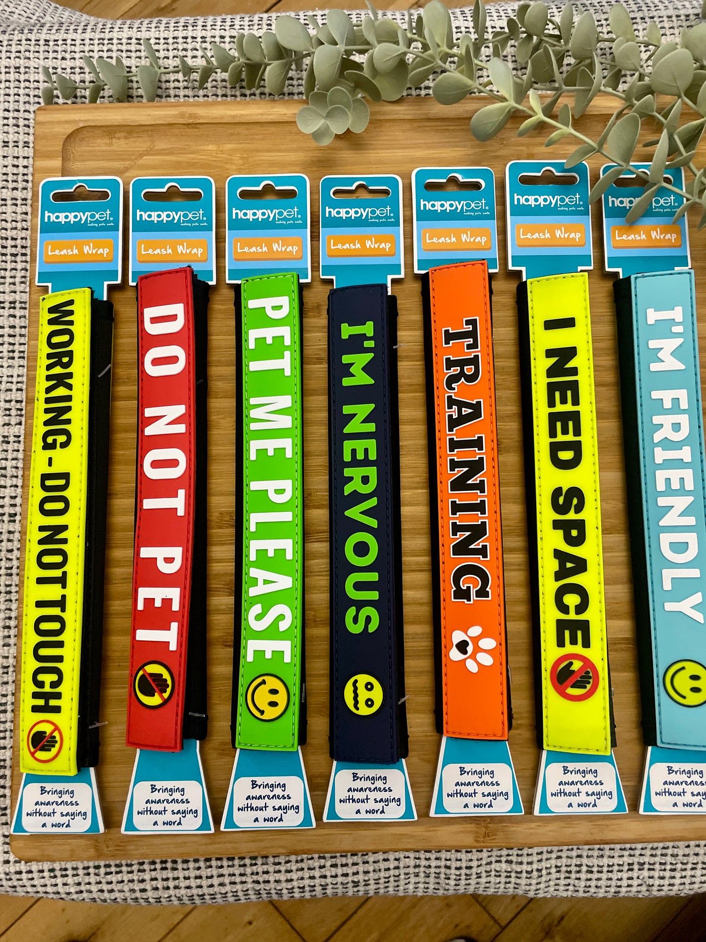 Happy Pet Leash Wraps – Say It Without Saying a Word!