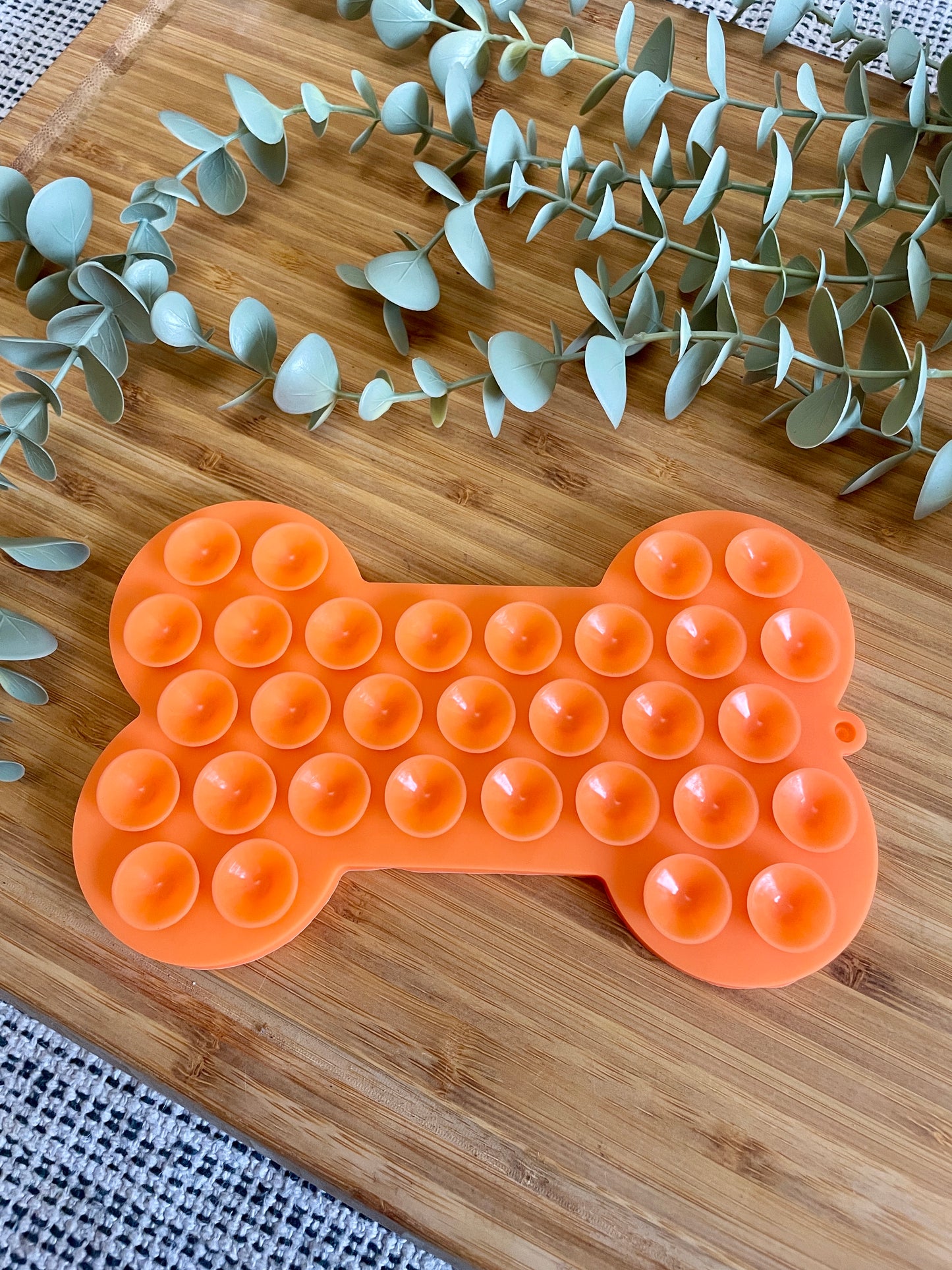 Dog Bone Licking Mat Slow Feeder