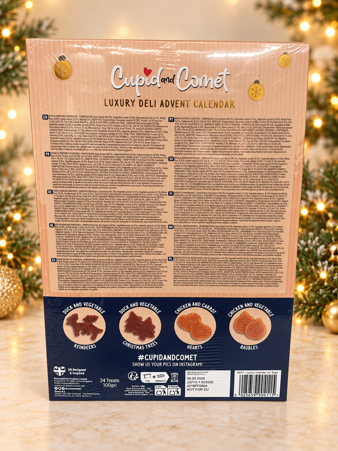 Cupid & Comet Luxury Deli Dog Advent Calendar – 24 Festive Treats
