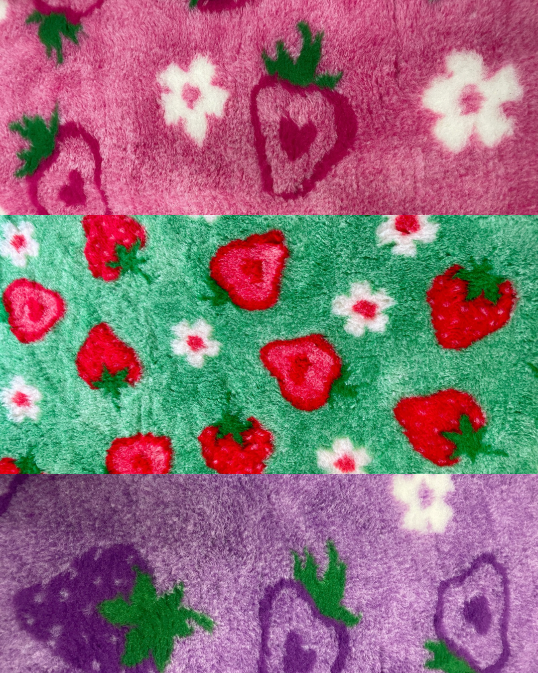*Summer Special* Strawberry Bundle Design Premium Non Slip Vet Bedding