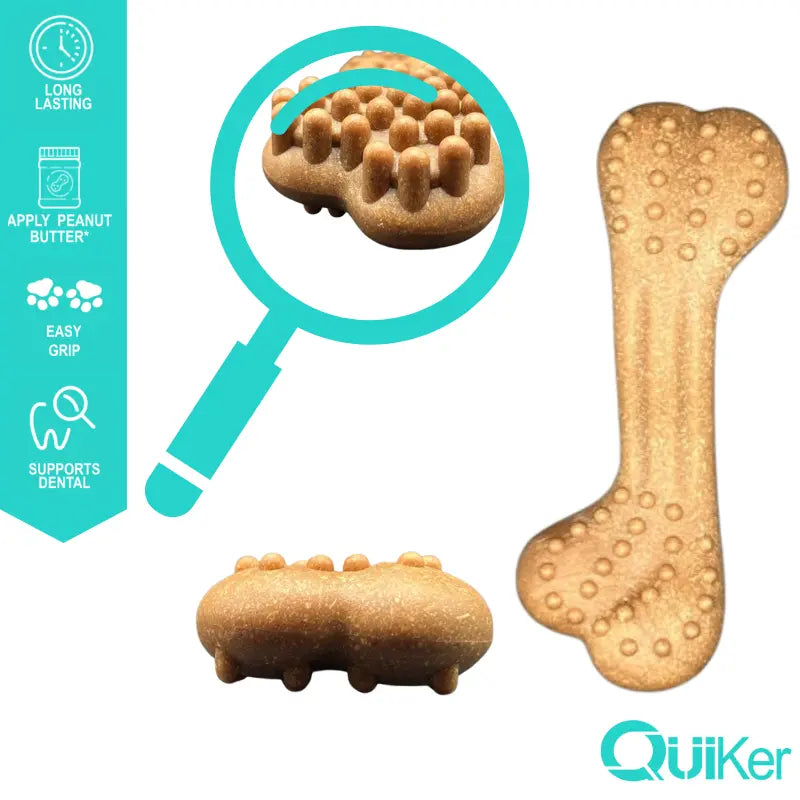 Bamboo Toy Bone Dog Toy – Long-Lasting Nylon Chew for All Sizes (17cm)