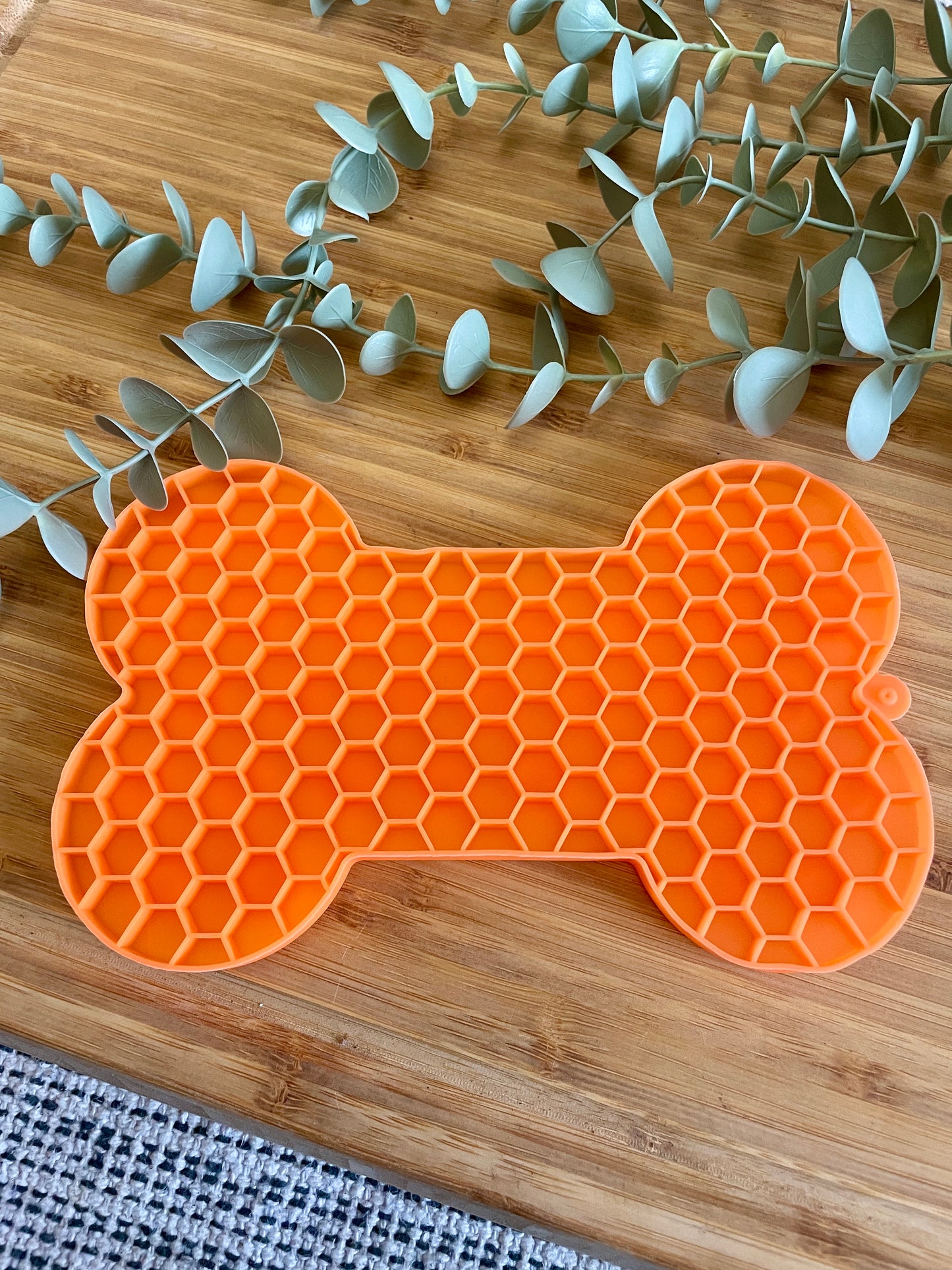 Dog Bone Licking Mat Slow Feeder
