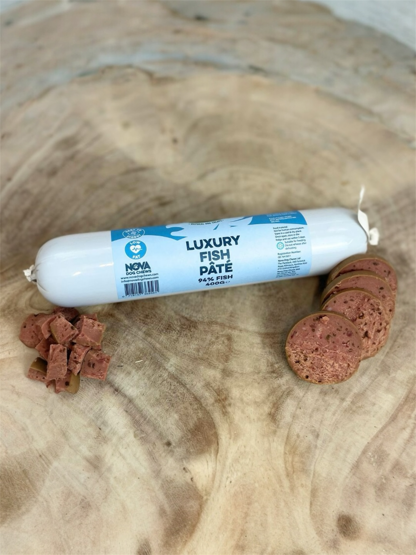 Paddock Farm Luxury Fish Pate 400g (Single Protein, Grain & Gluten Free)