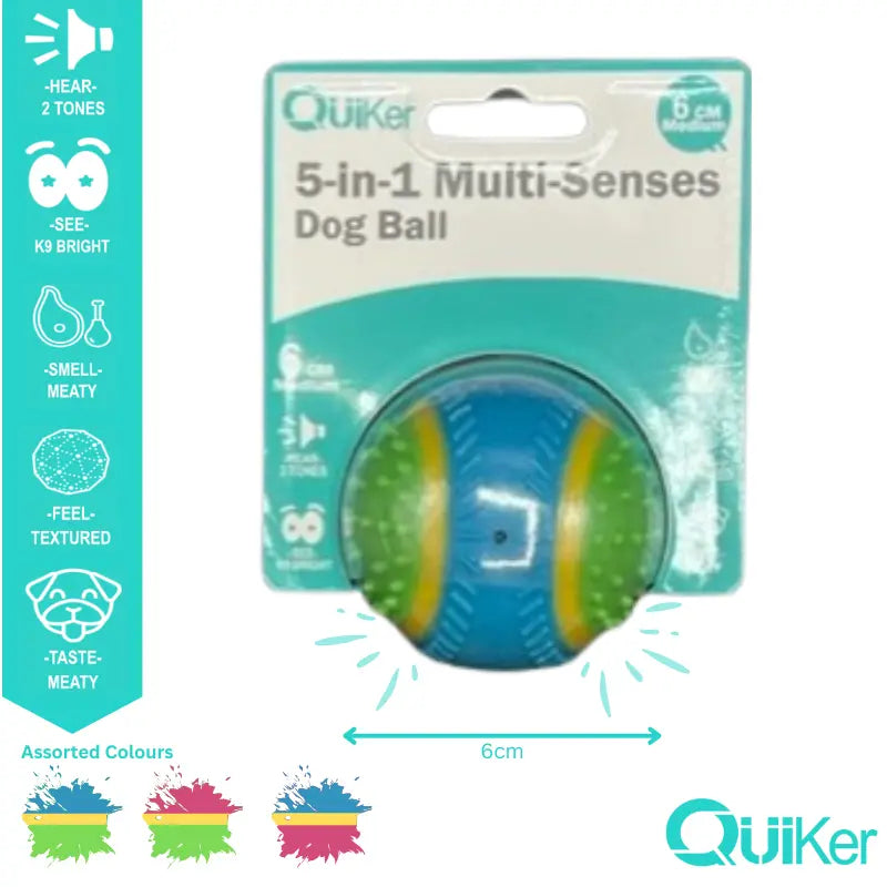 Sensory Dog Ball – Engaging Textures, Sounds & Scents for Smart Play