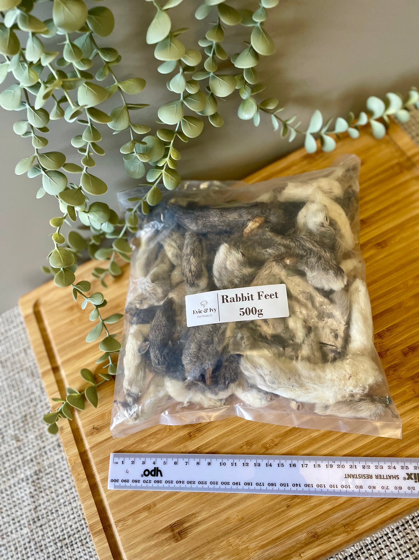 Rabbit Feet With Fur Natural Dog Treats