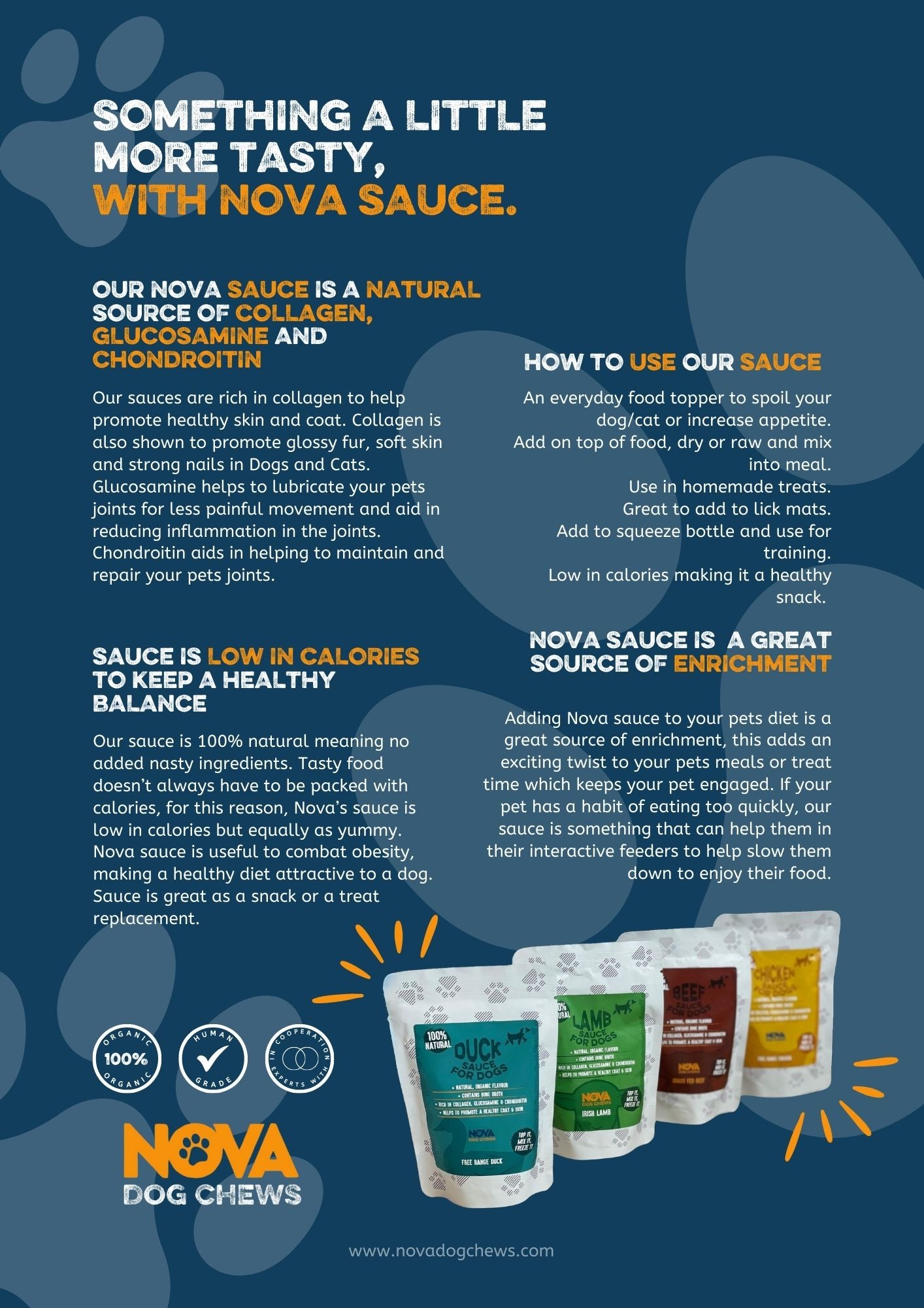 Nova Lamb Sauce 100% Natural Topper