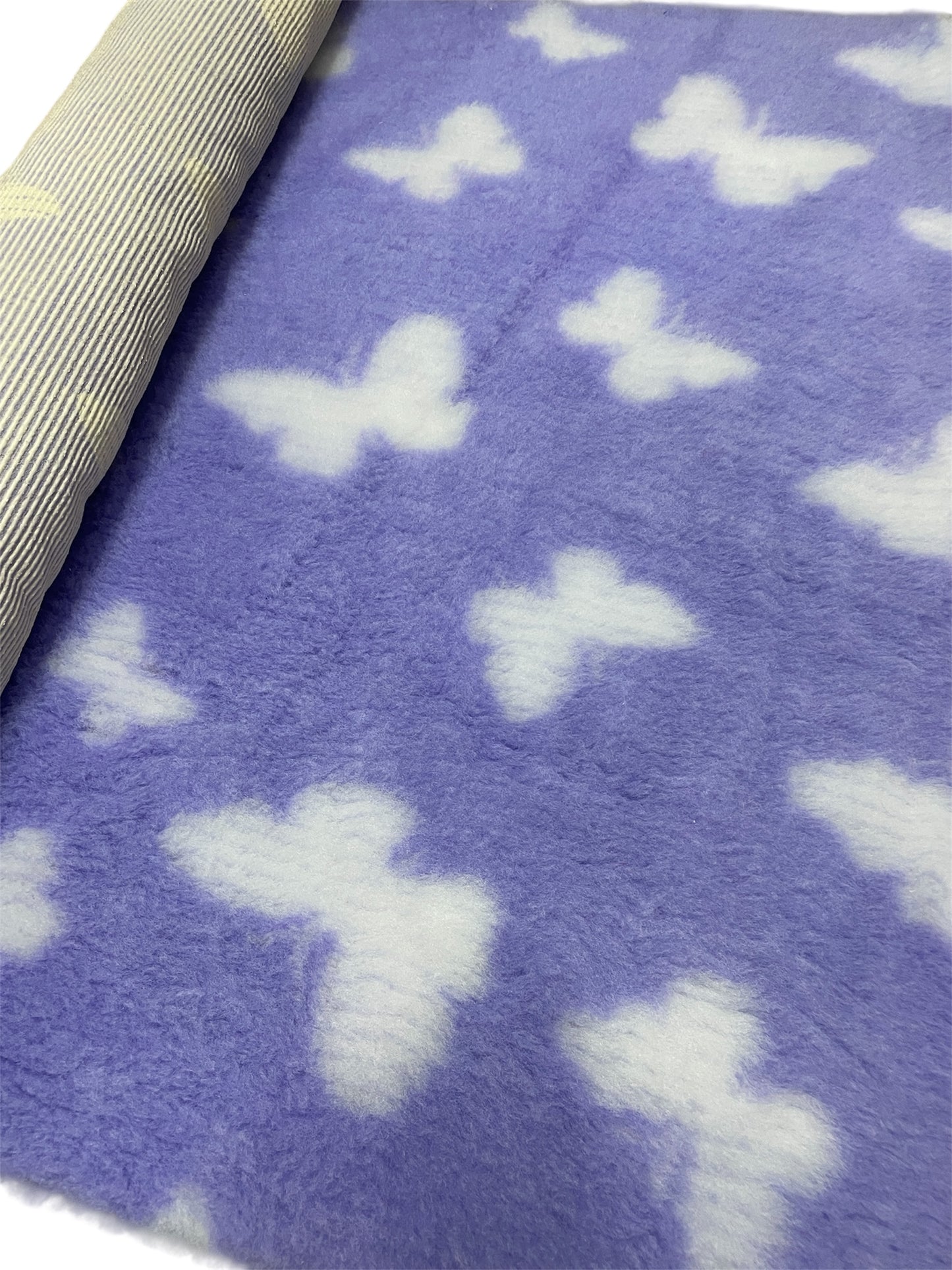 Lilac Butterfly Premium Non Slip Vet Bedding