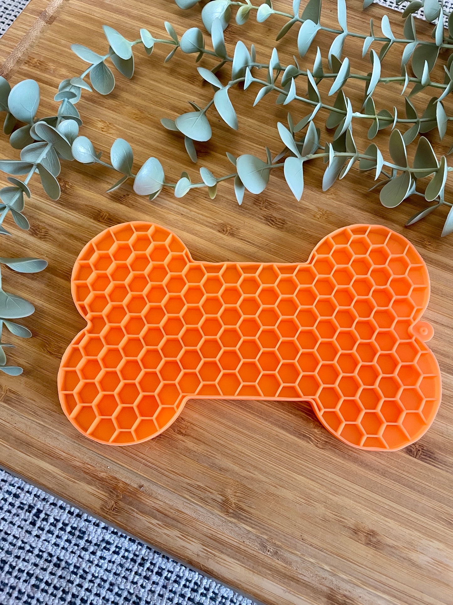 Dog Bone Licking Mat Slow Feeder