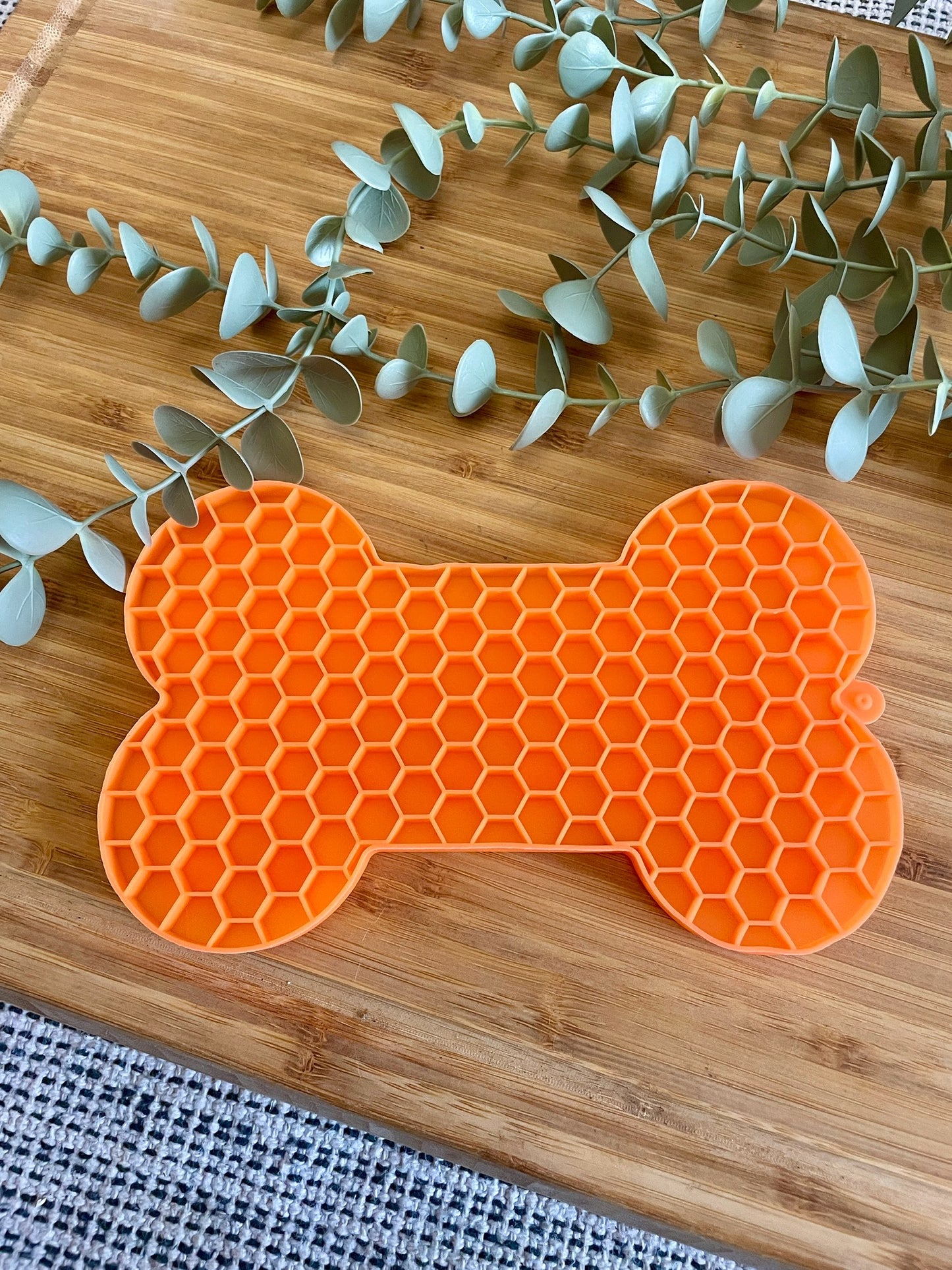 Dog Bone Licking Mat Slow Feeder