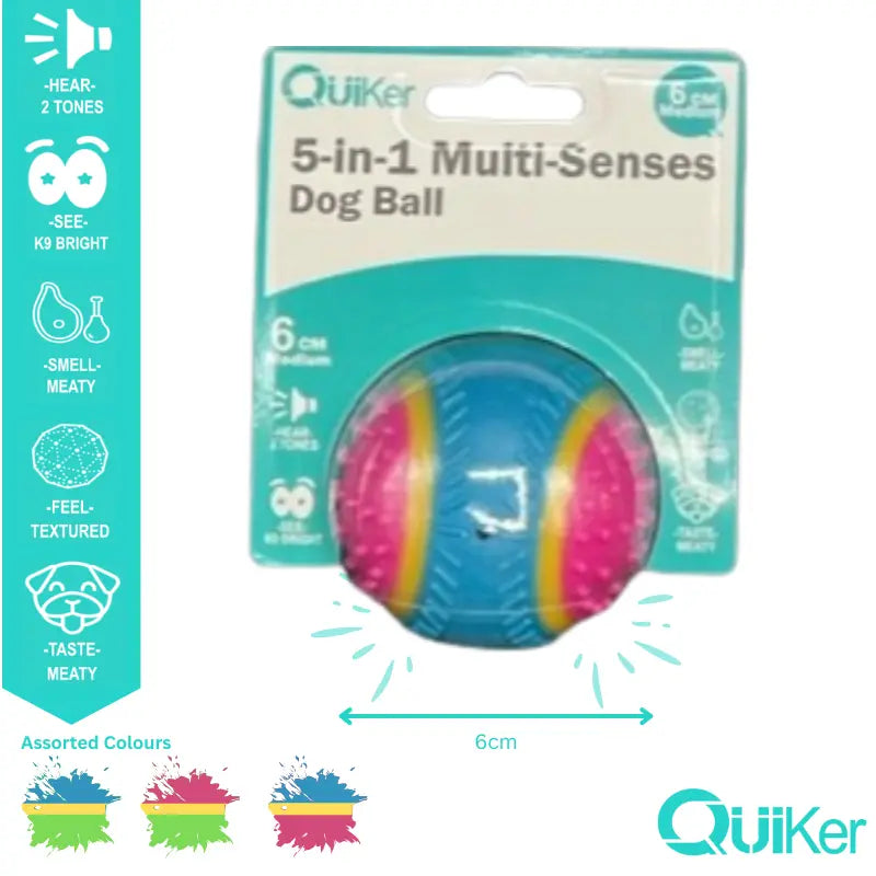 Sensory Dog Ball – Engaging Textures, Sounds & Scents for Smart Play