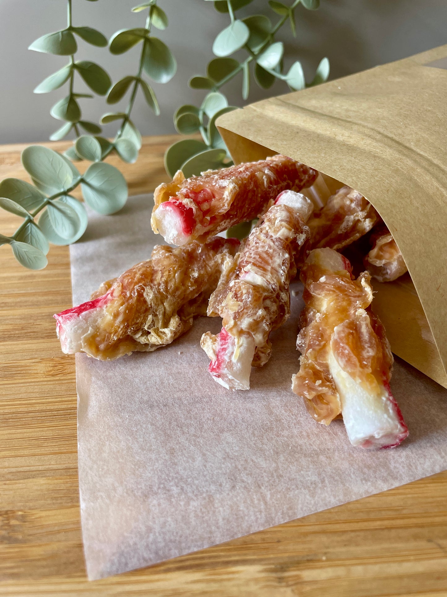 Chicken Wrapped Crab Meat 'Surimi'