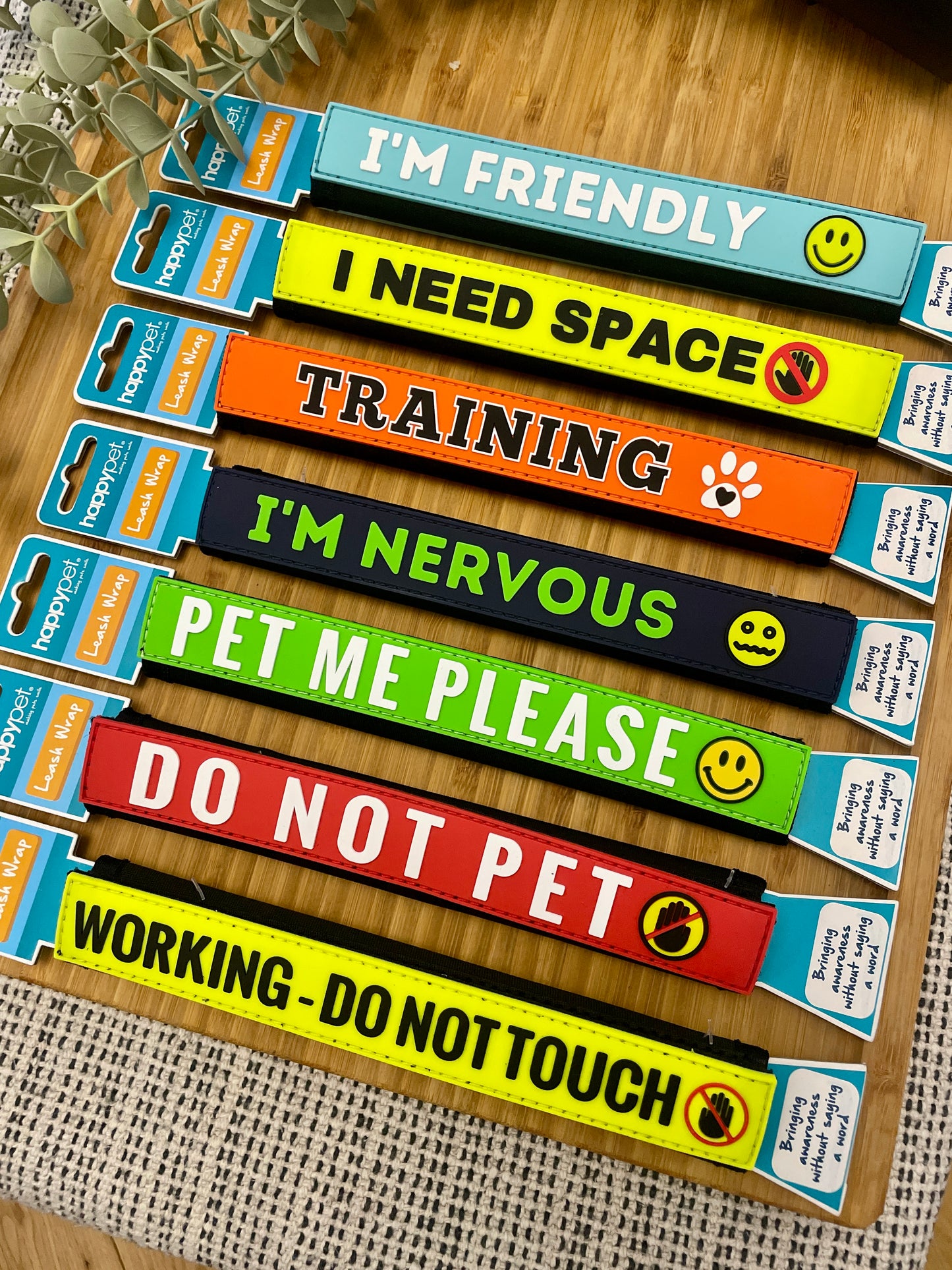 Happy Pet Leash Wraps – Say It Without Saying a Word!