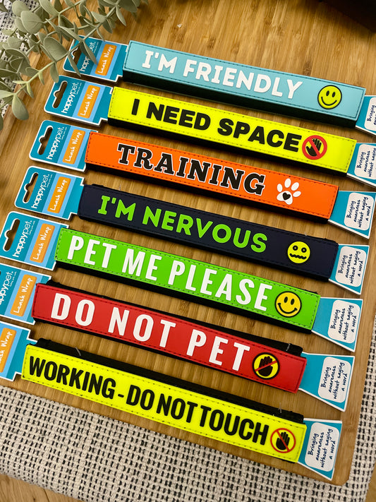 Happy Pet Leash Wraps – Say It Without Saying a Word!
