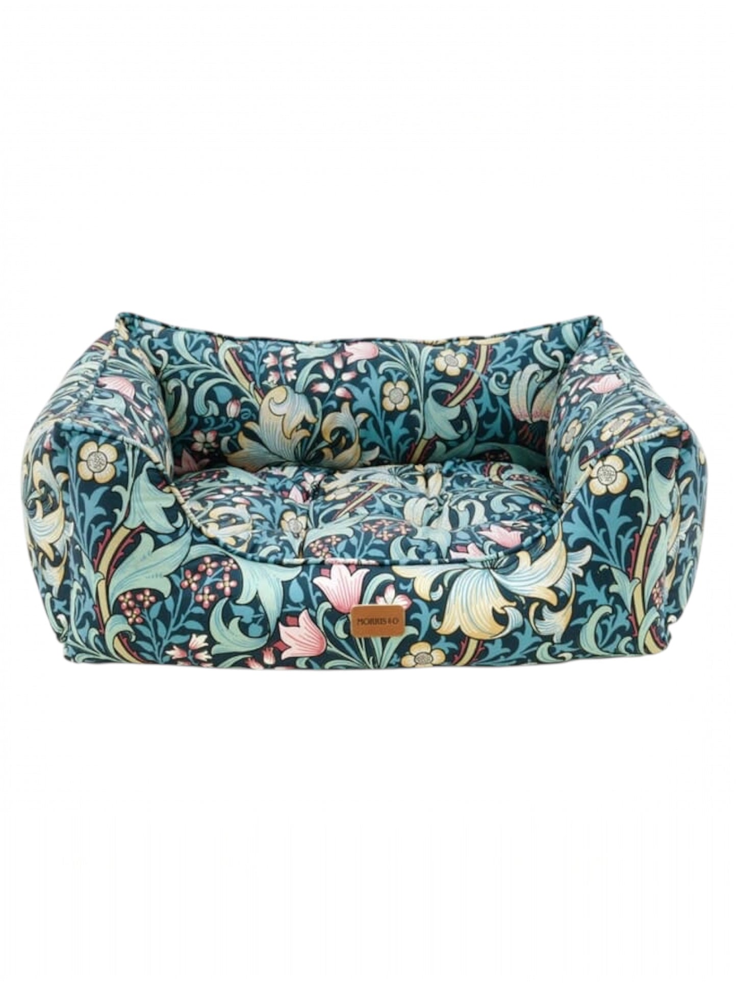 Morris & Co Golden Lily Square Pet Box Bed (3 Sizes)
