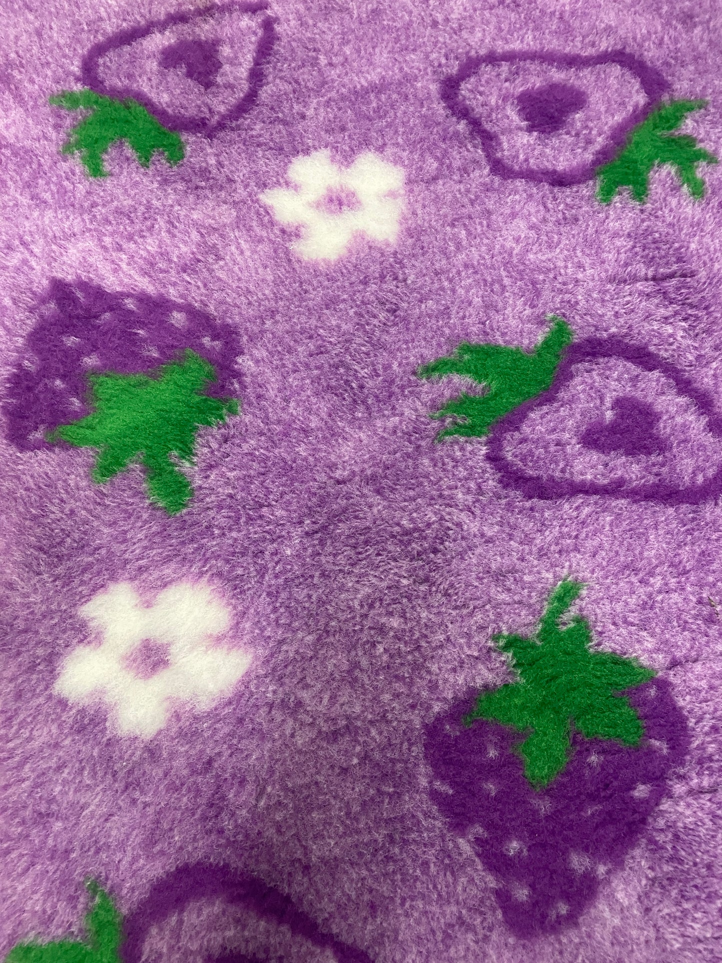 Purple Strawberry Design Premium Non Slip Vet Bedding