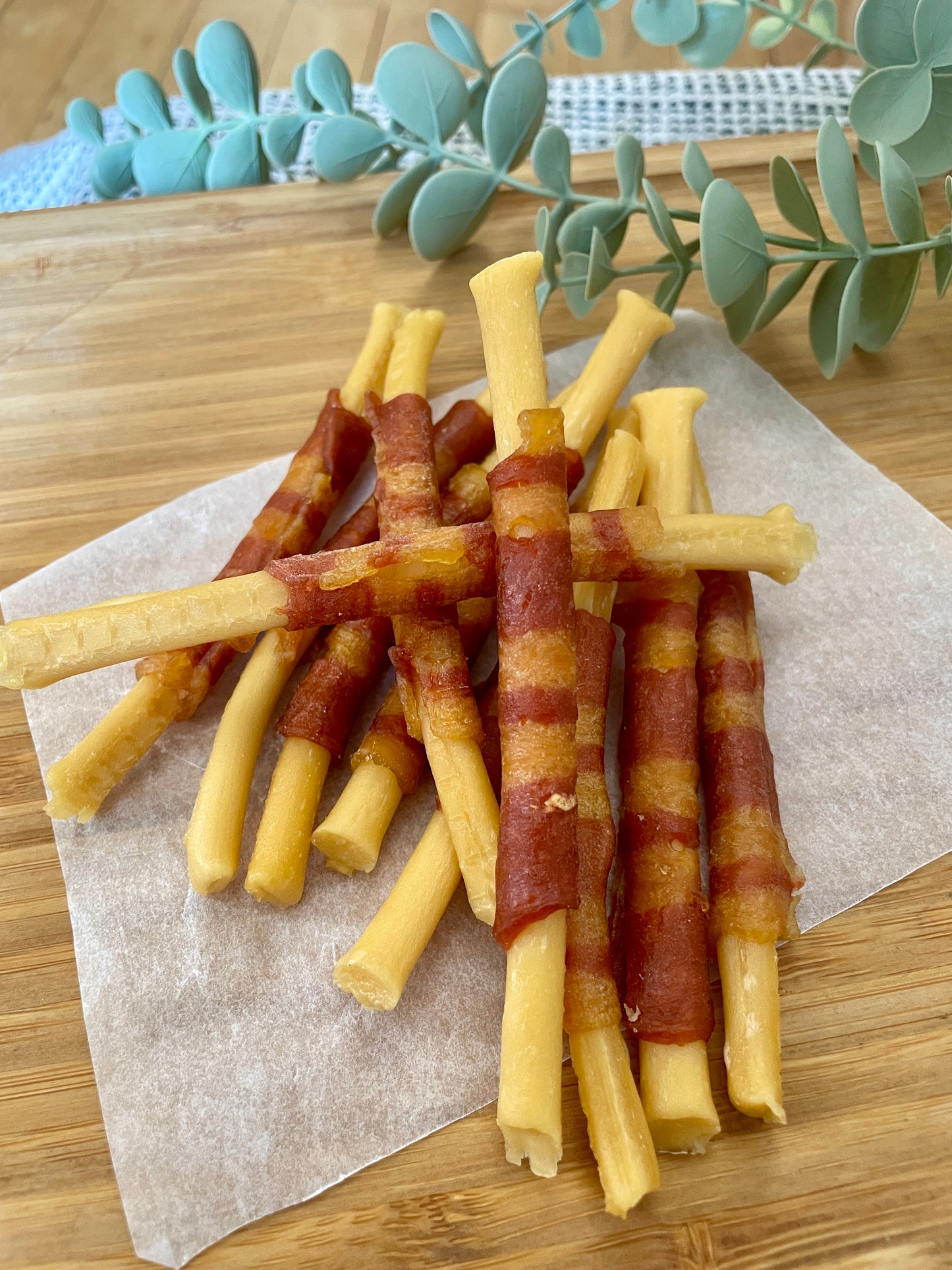 Chicken Wrapped Cheese Sticks