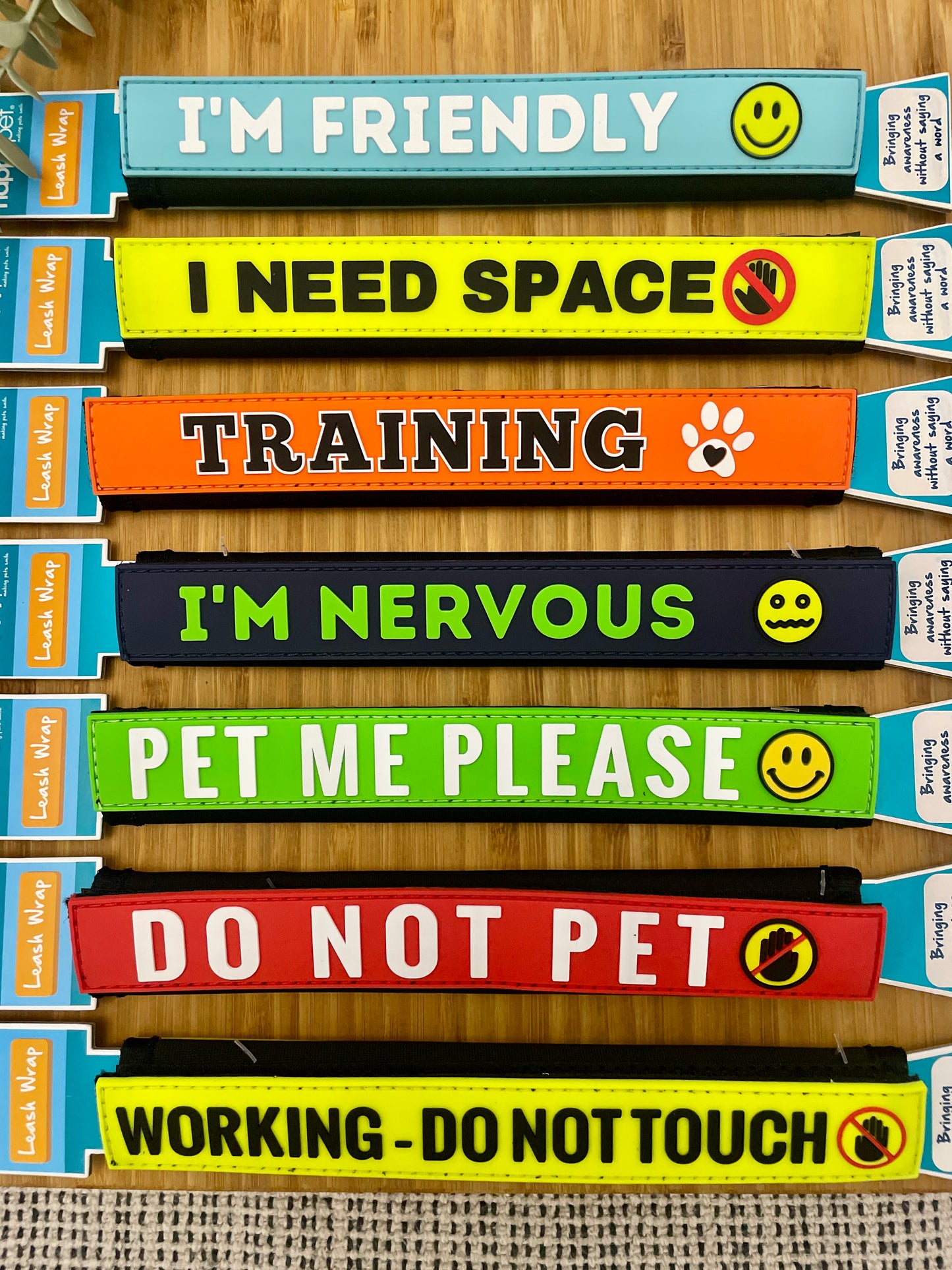Happy Pet Leash Wraps – Say It Without Saying a Word!
