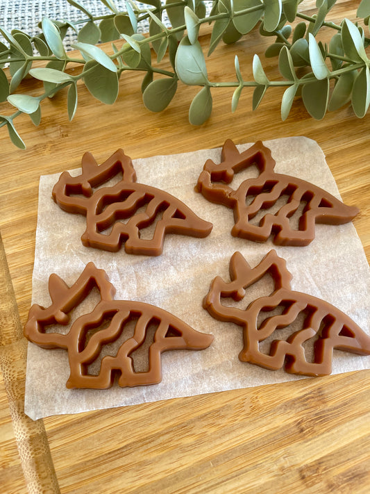 🦖 Chicken Triceratops Dental Dog Treats – Dino Shaped Chicken Dog Chews