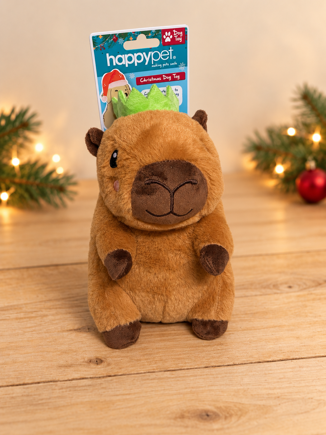 Corby the Capybara Christmas Plush – Standard & Jumbo