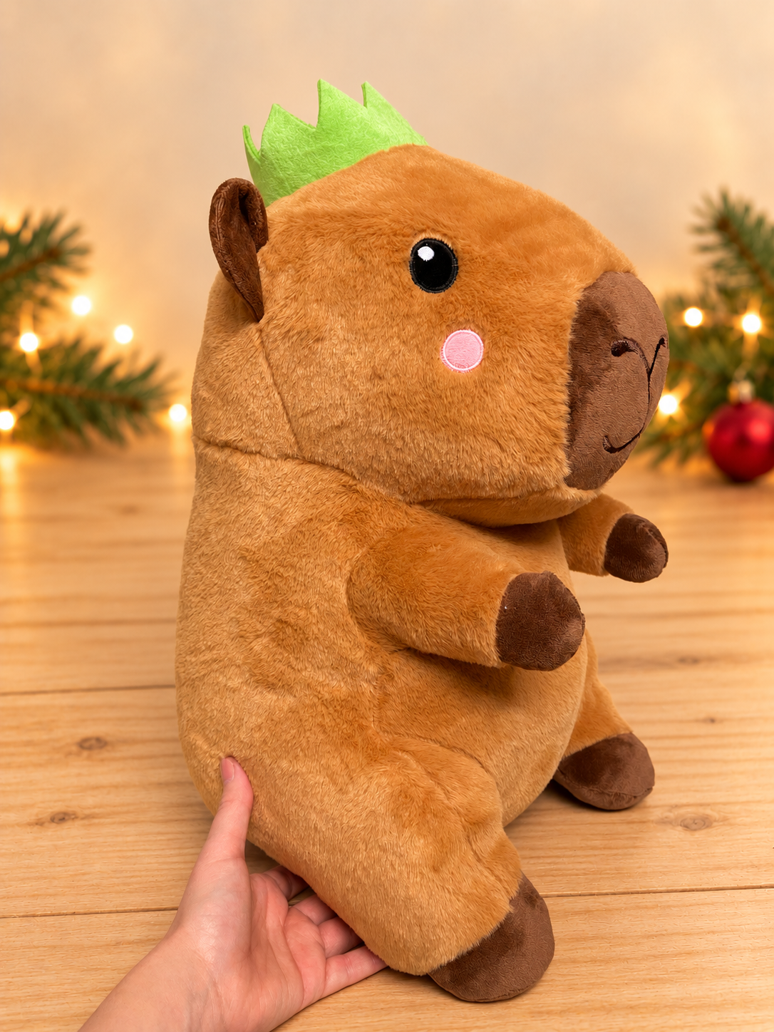 Corby the Capybara Christmas Plush – Standard & Jumbo