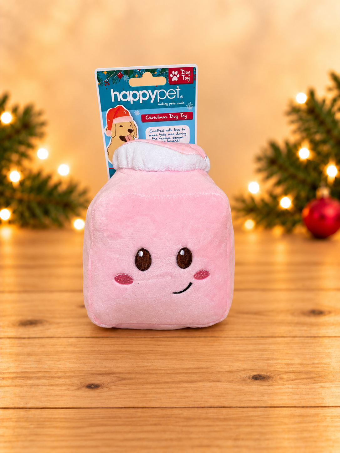 French Fancy Christmas Multi-Squeaker Plush Toy