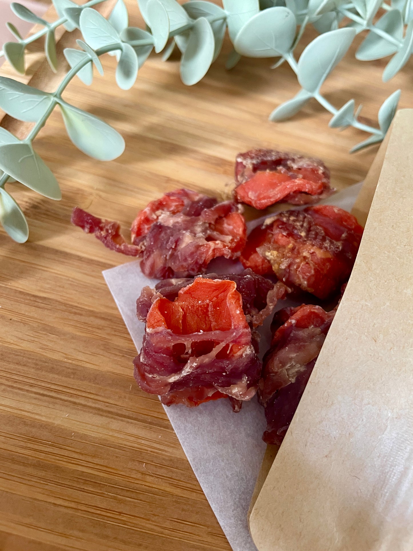 Carrot Slices Wrapped in Rabbit