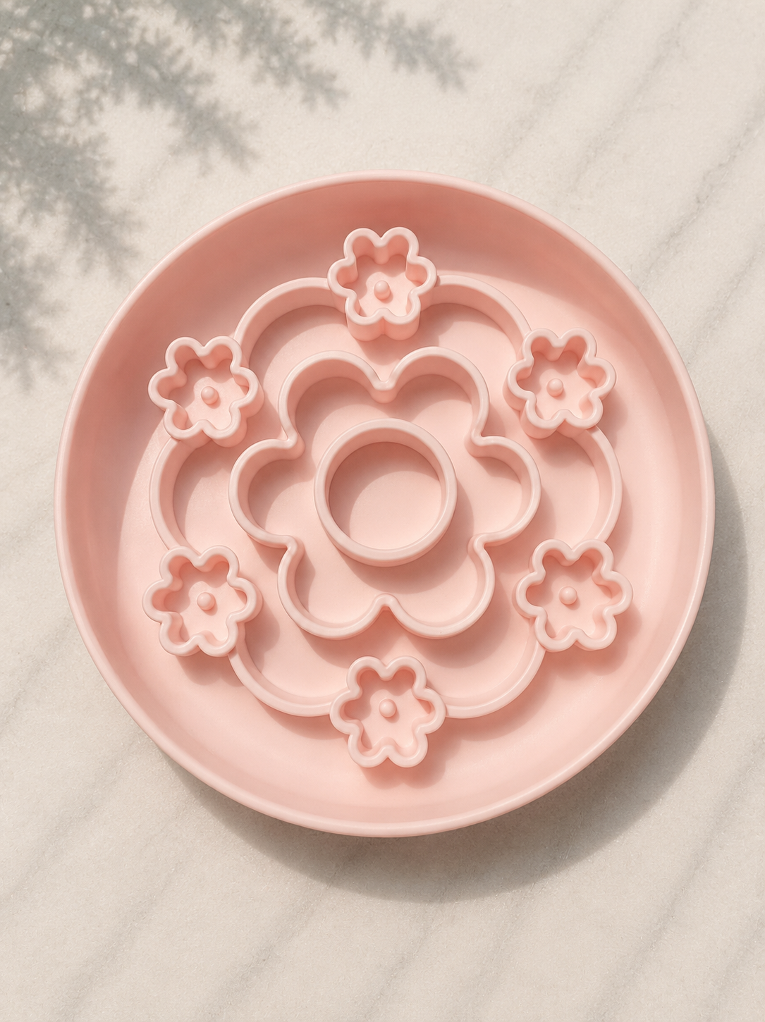 Cherry Blossom Suction Enrichment Feeder for Dogs | Slow Feeder & Lick Mat | 20.5cm