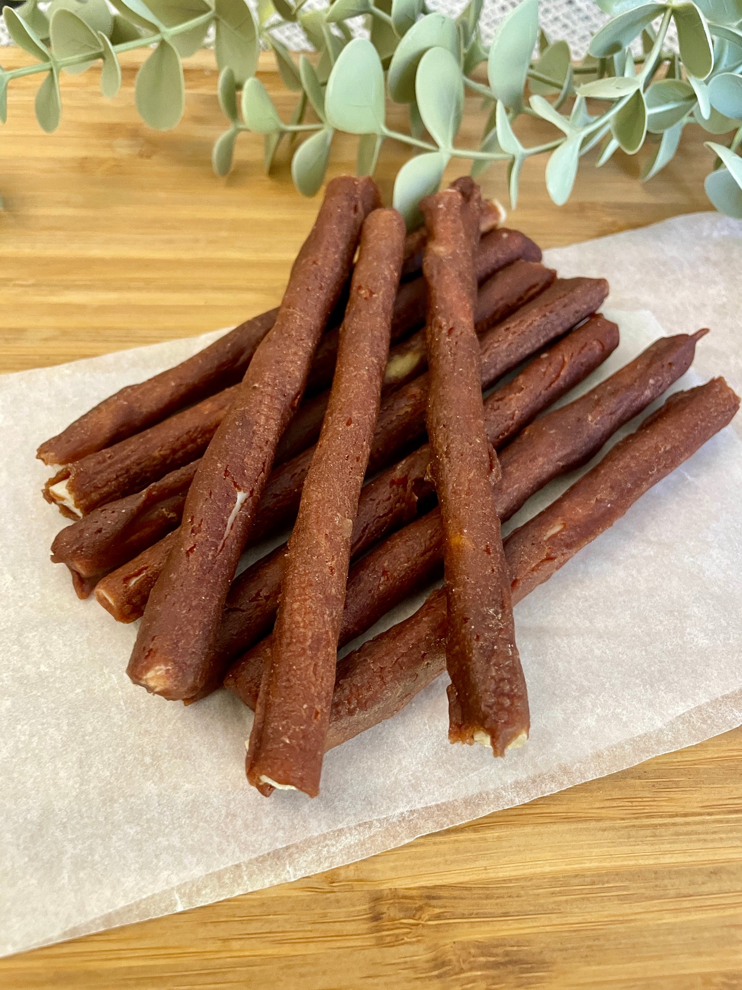 Beef Wrapped Rawhide Sticks (Pack of 10)