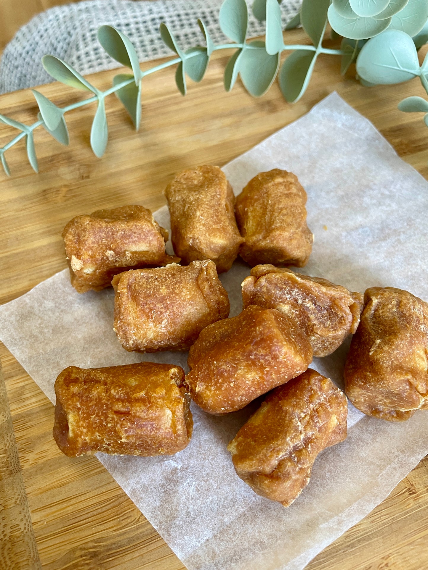 🐔🥜 Chicken & Peanut Butter Crunch Puffs for Dogs – High Protein Crunchy Dog Treats
