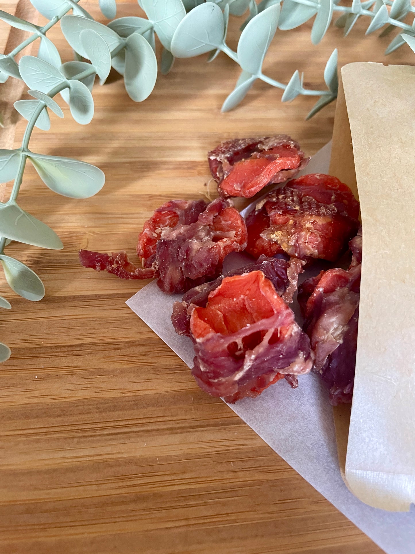 Carrot Slices Wrapped in Rabbit