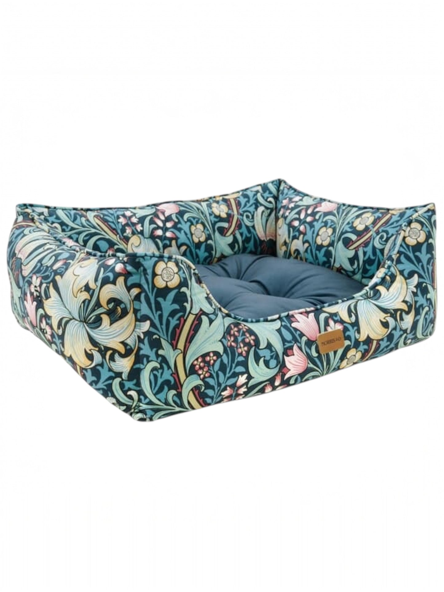 Morris & Co Golden Lily Square Pet Box Bed (3 Sizes)