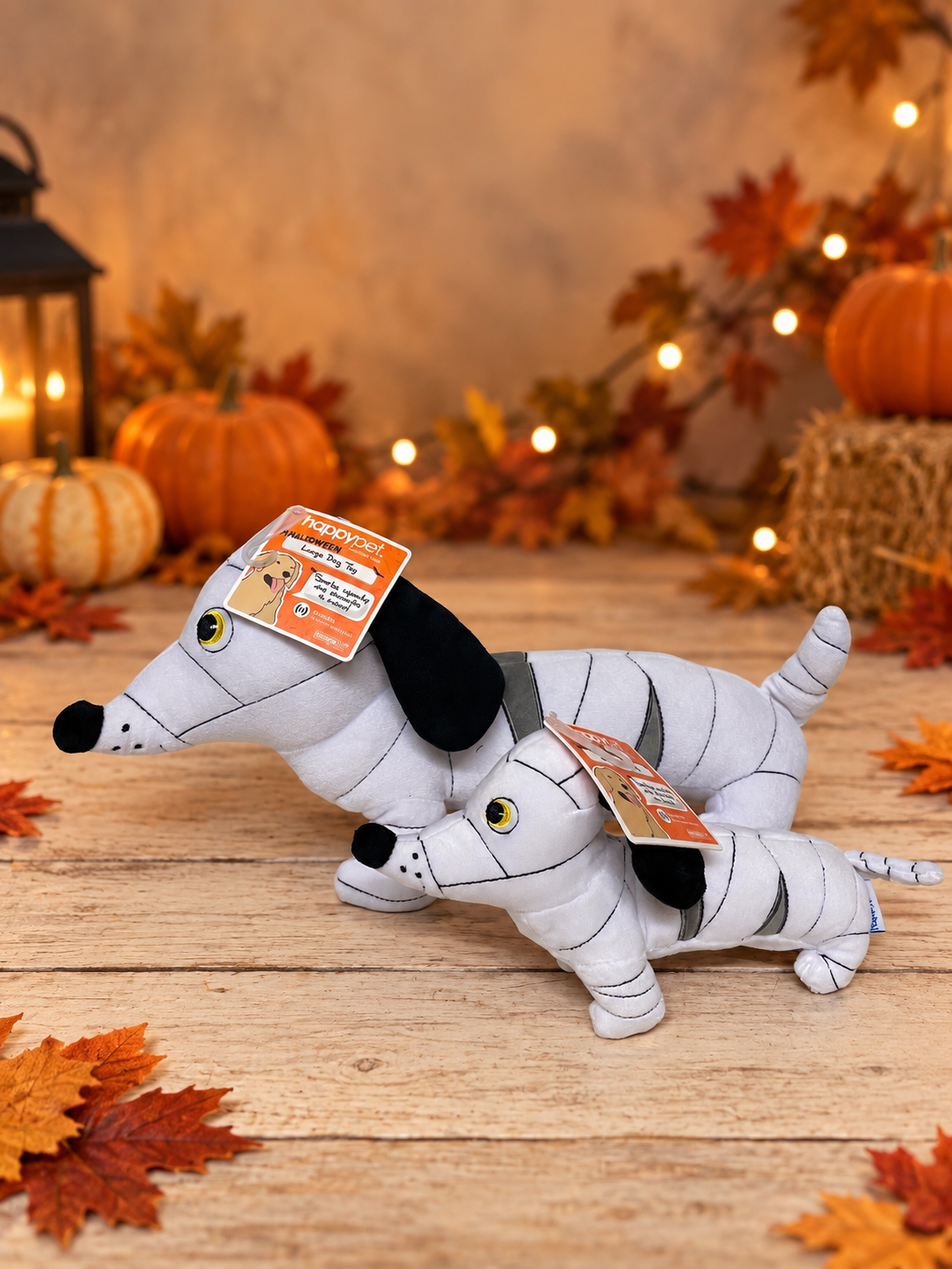 Spooky Mummy Dachshund Halloween Dog Toy – Small or Large