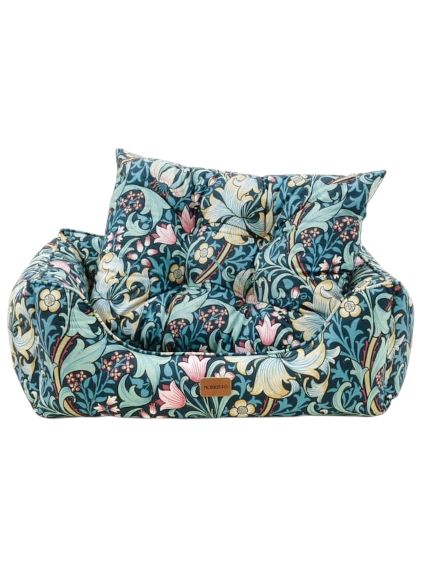 Morris & Co Golden Lily Square Pet Box Bed (3 Sizes)