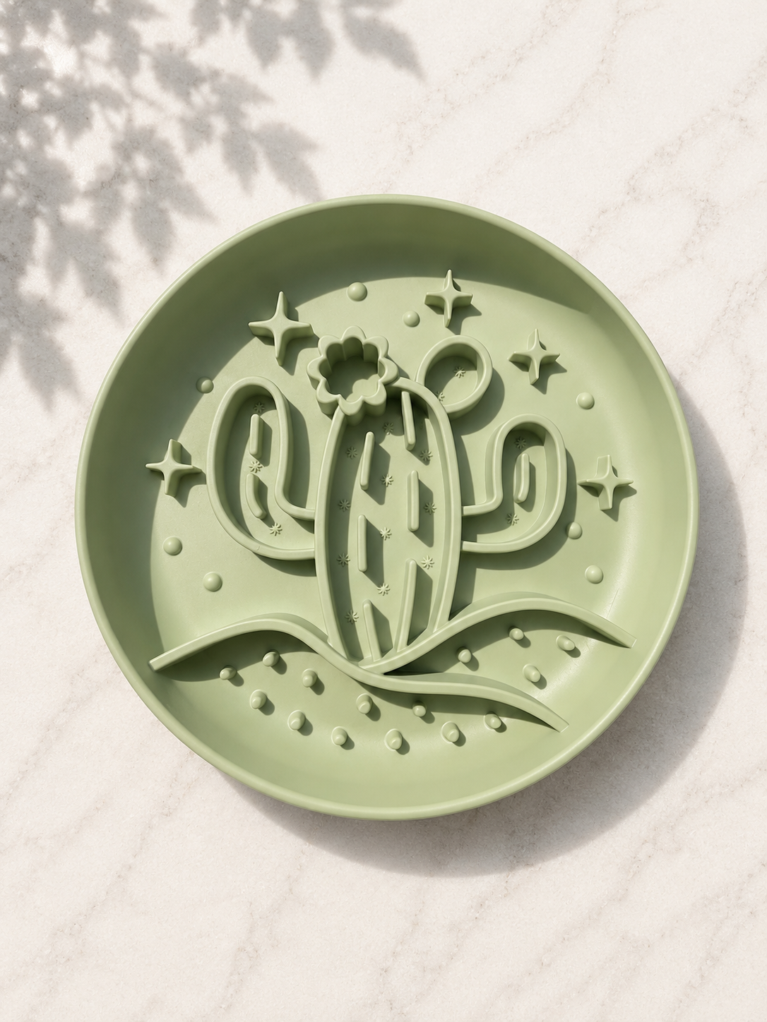 Desert Bloom Cactus Suction Enrichment Feeder for Dogs | Slow Feeder & Lick Mat | 4 Colours