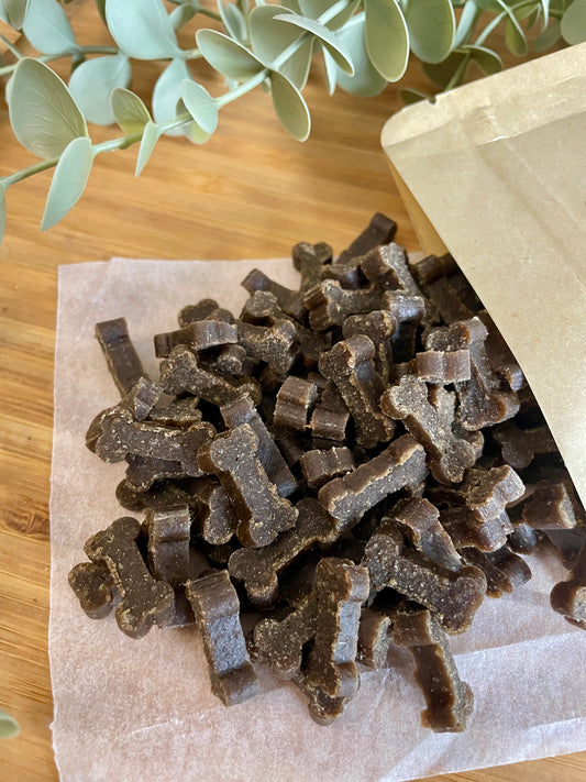 Soft Tripe Mini Bones for Dogs | Chewy Puppy Training Treats 100g
