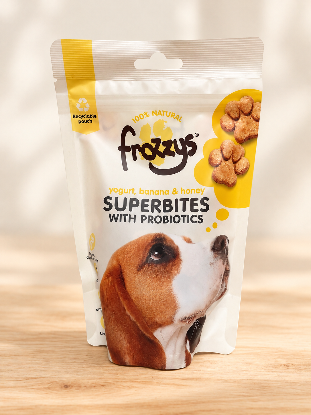 Frozzys Superbites with Probiotics – Grain Free Yoghurt Dog Treats