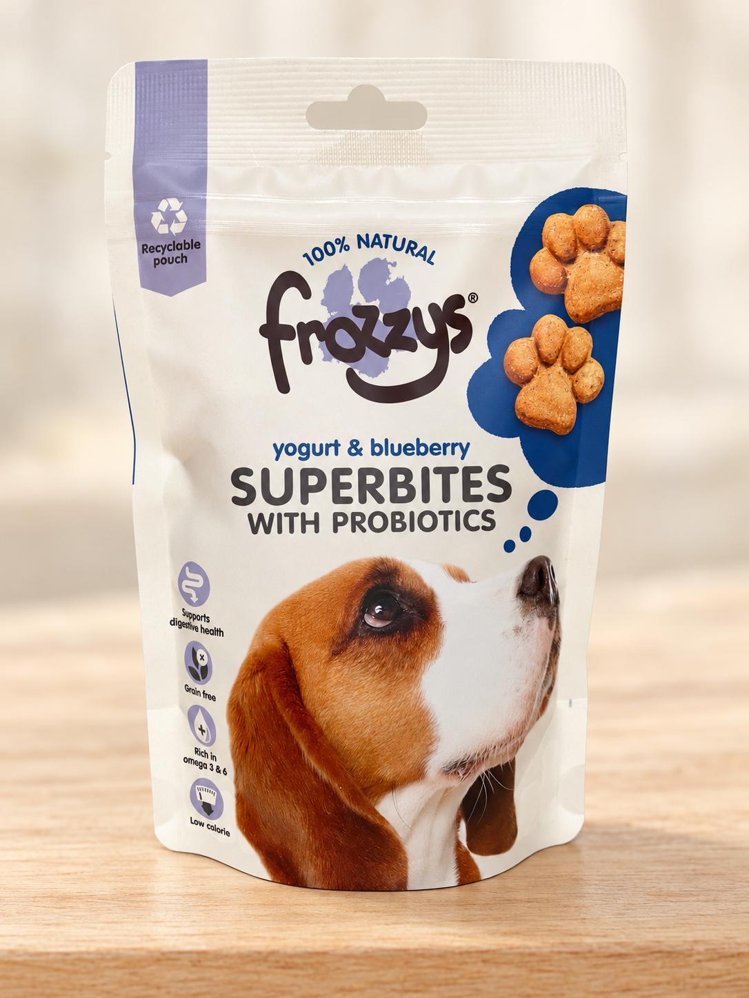 Frozzys Superbites with Probiotics – Grain Free Yoghurt Dog Treats