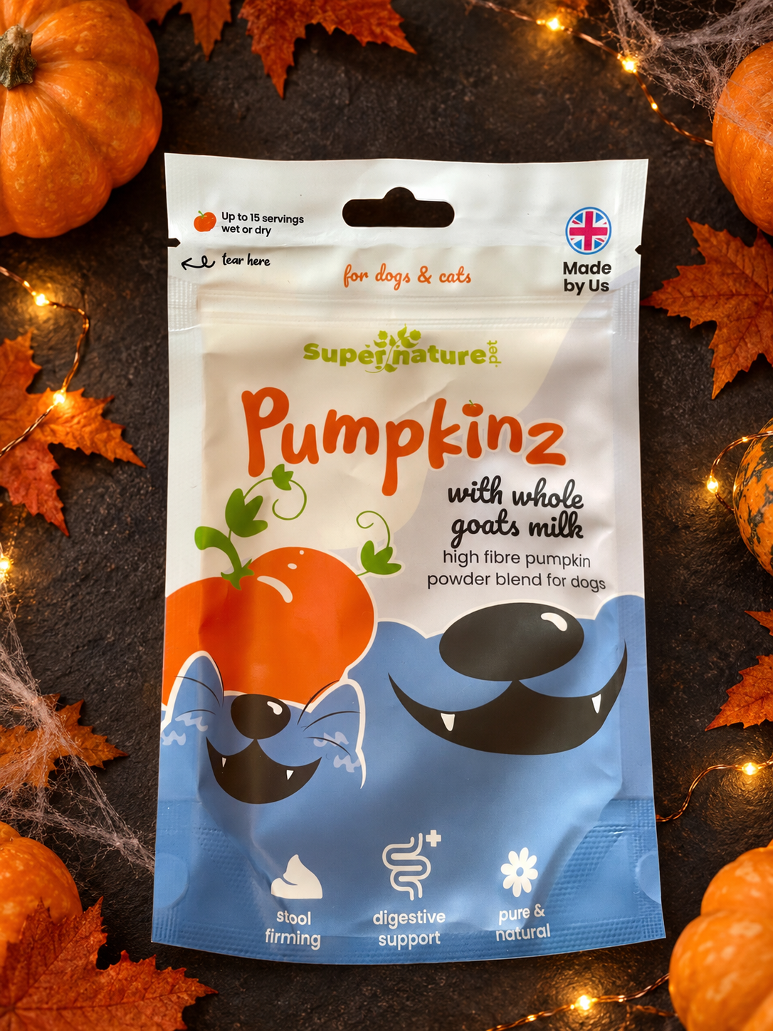 Supernature Pumpkinz Dried Pumpkin Powder with Goat’s Milk