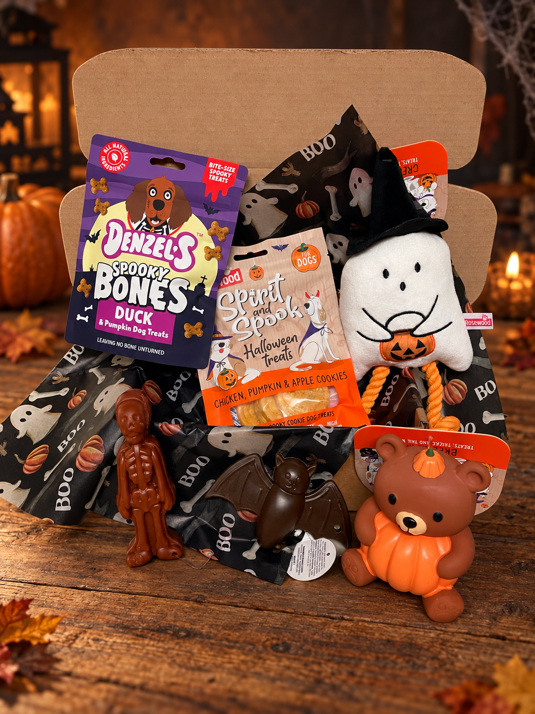 Boo Box – Halloween Dog Treat & Toy Gift Box