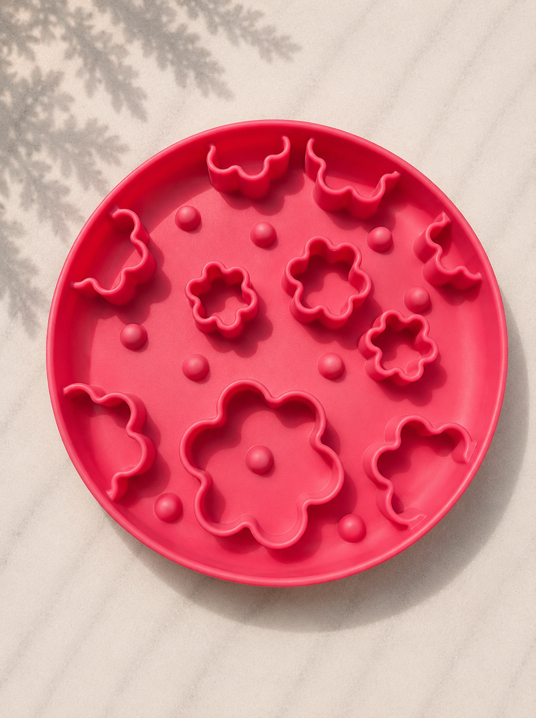 Wildflower Meadow Suction Enrichment Feeder for Dogs | Slow Feeder & Lick Mat | 6 Colours