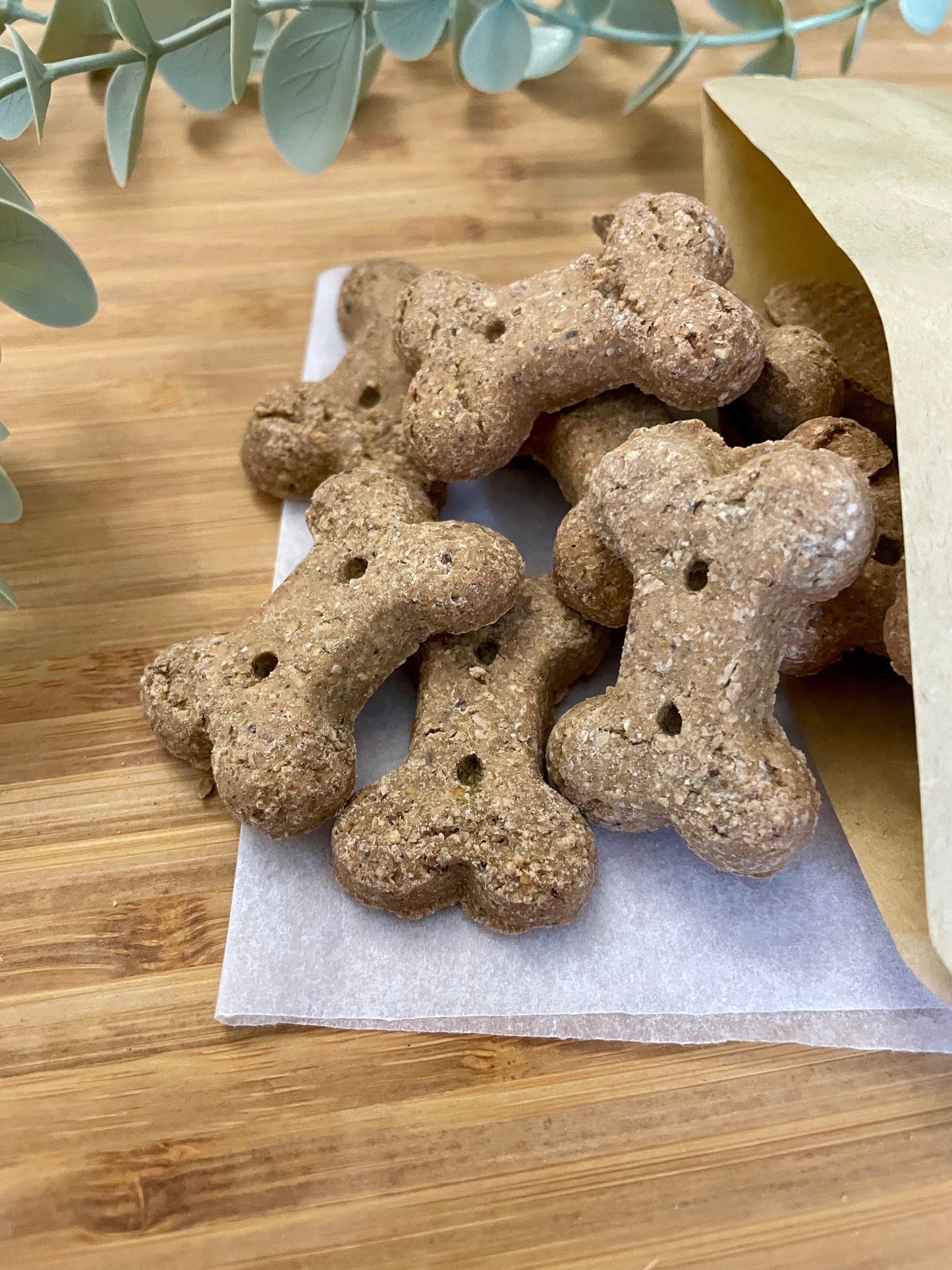 Grain Free Banana, Apple & Blueberry Biscuit Bones