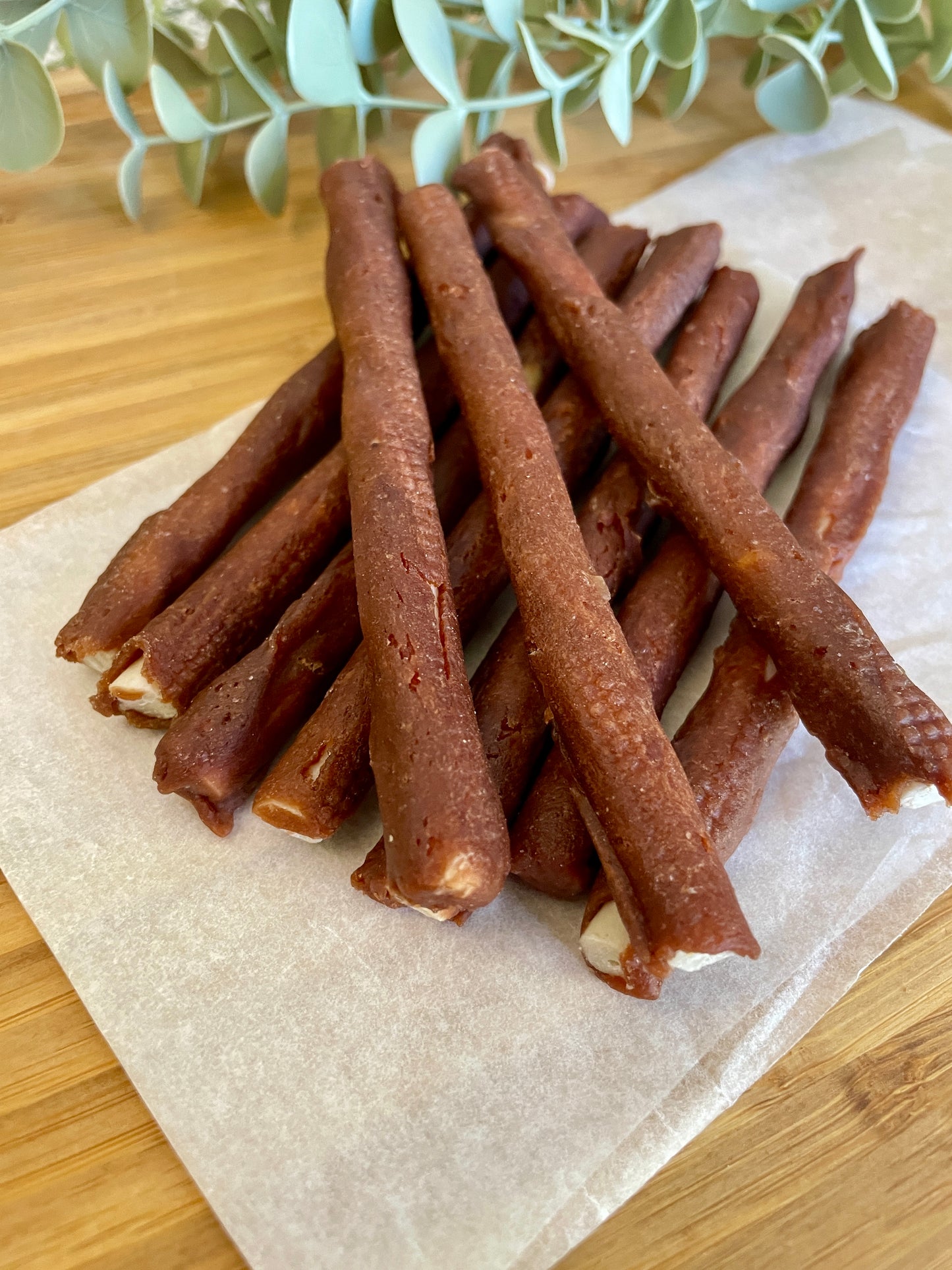 Beef Wrapped Rawhide Sticks (Pack of 10)