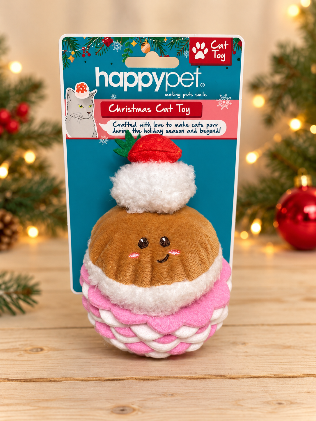 Pancake Stack Plush Cat Toy