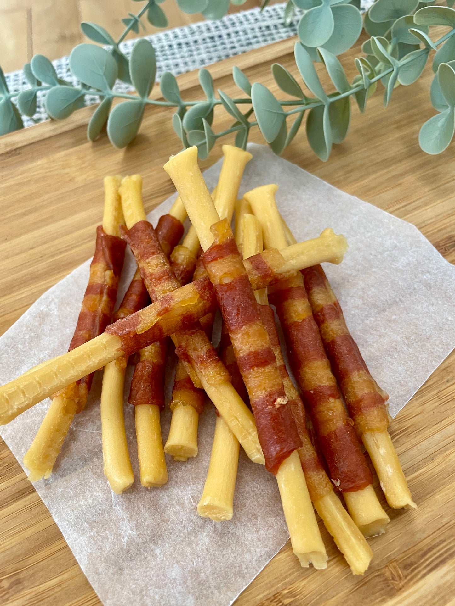 Chicken Wrapped Cheese Sticks