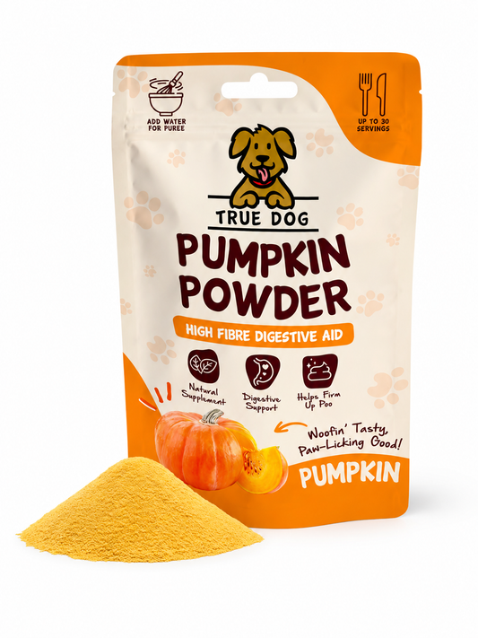 True Dog Pumpkin Powder – Digestive Support Food Topper for Dogs & Cats