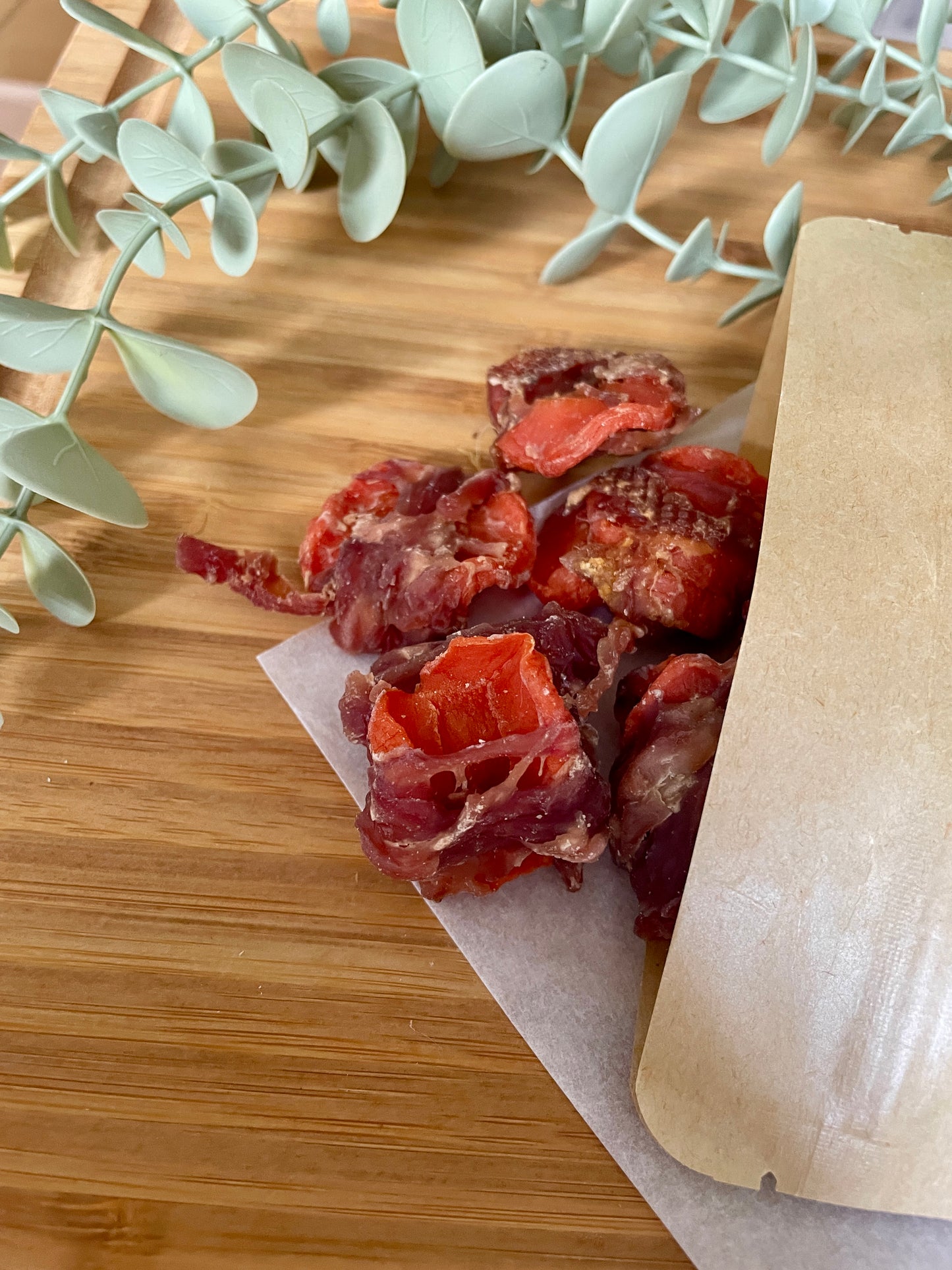 Carrot Slices Wrapped in Rabbit