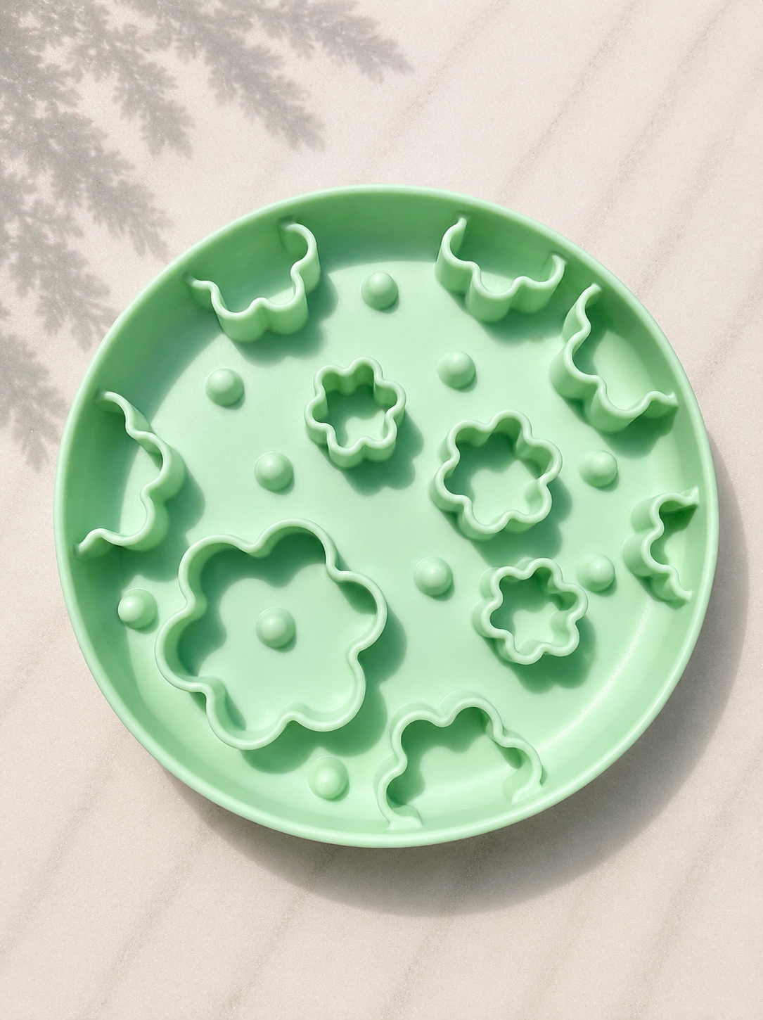 Wildflower Meadow Suction Enrichment Feeder for Dogs | Slow Feeder & Lick Mat | 6 Colours